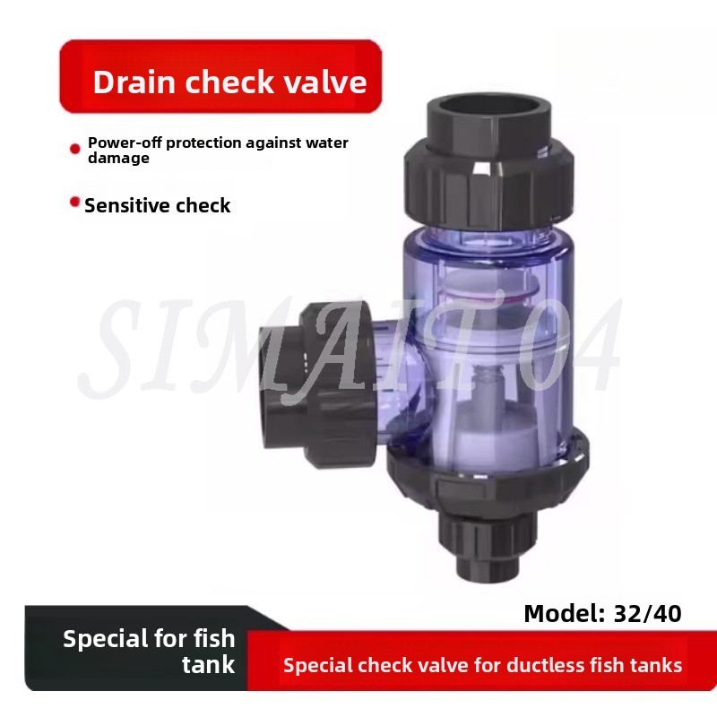 Fish Tank Filter - Fish Tank Sewer Check Valve, No