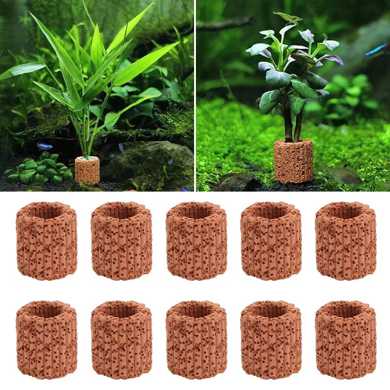 Aquarium Fish Games - Aquatic Plant Fixed Ring for Aquarium