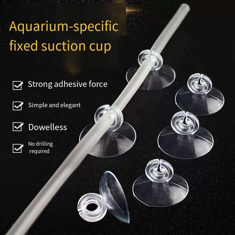 Aquarium Thermometer - Oxygen Tube, Fixed Suction Cup, Air