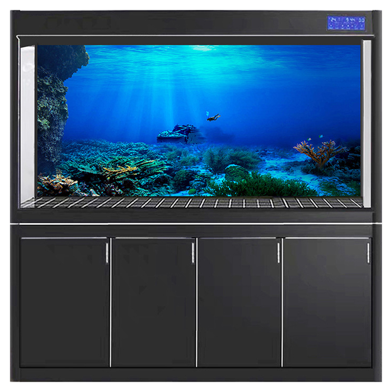 Aquarium Fish World - Fish Tank Background Decorative Painting Plants