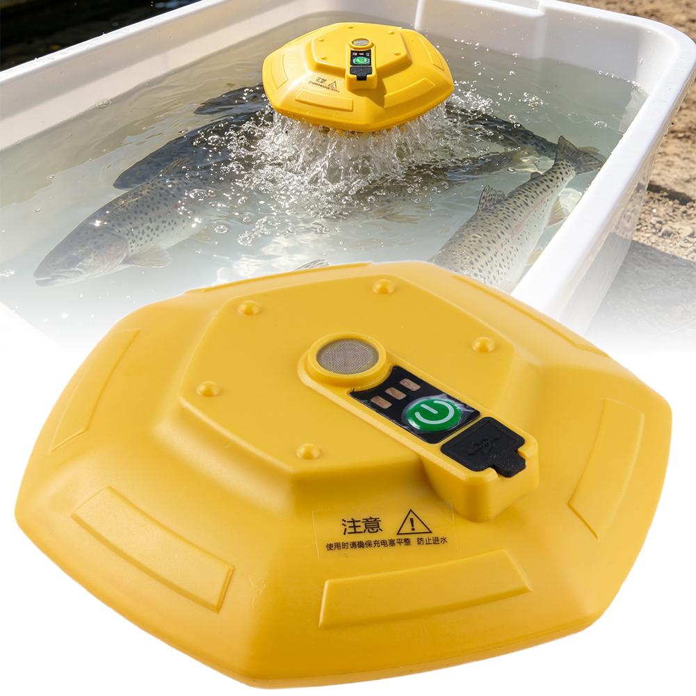 Aquarium Fish Buy - Wireless Rechargeable Aquarium Oxygen Pump, Floating