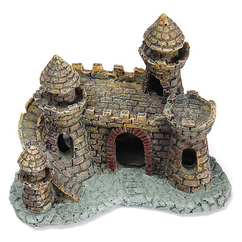 Aquarium Fish World - Artificial World of Tanks Stone-island Resin