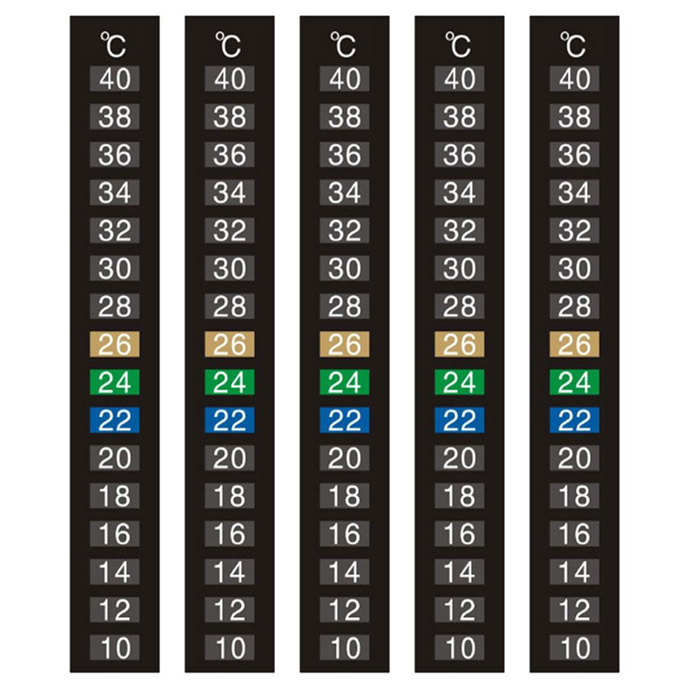 Aquarium Thermometer - Discoloration Thermometer Stick-on Aquarium Temperature Measurement
