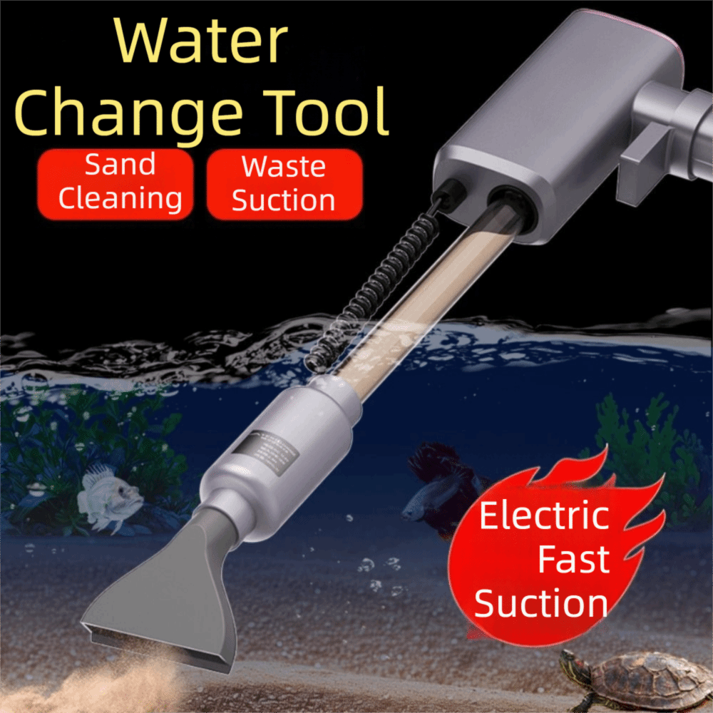 Cleaner Fish Aquarium - Automatic Automatic Aquarium Vacuum Electric Extremely