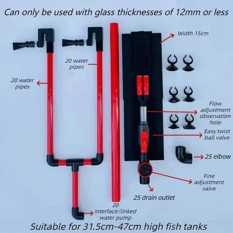 Siphon Aquarium Filter Double  - Cleaner Fish Aquarium ulasan dan harga