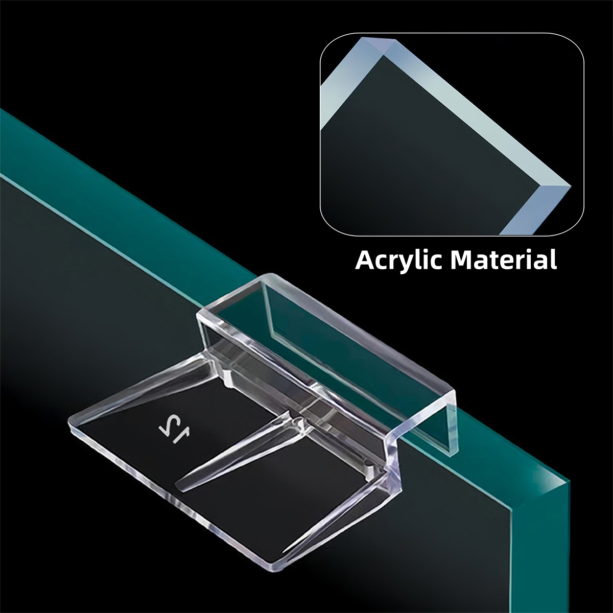 10Pcs Transparent Acrylic Fish - Aquarium Fish Photography ulasan dan harga