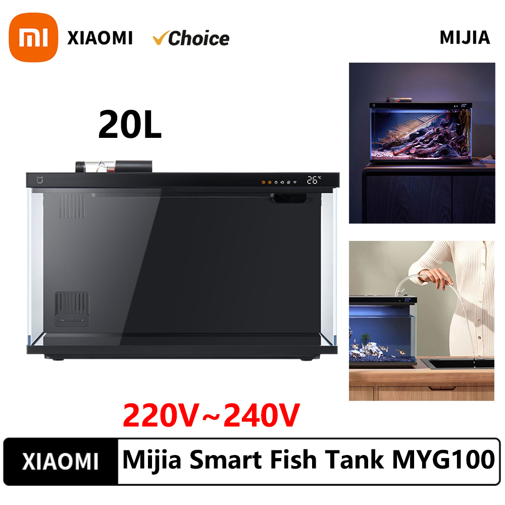 Xiaomi Mijia Smart Fish Tank W - Aquarium Fish Food ulasan dan harga