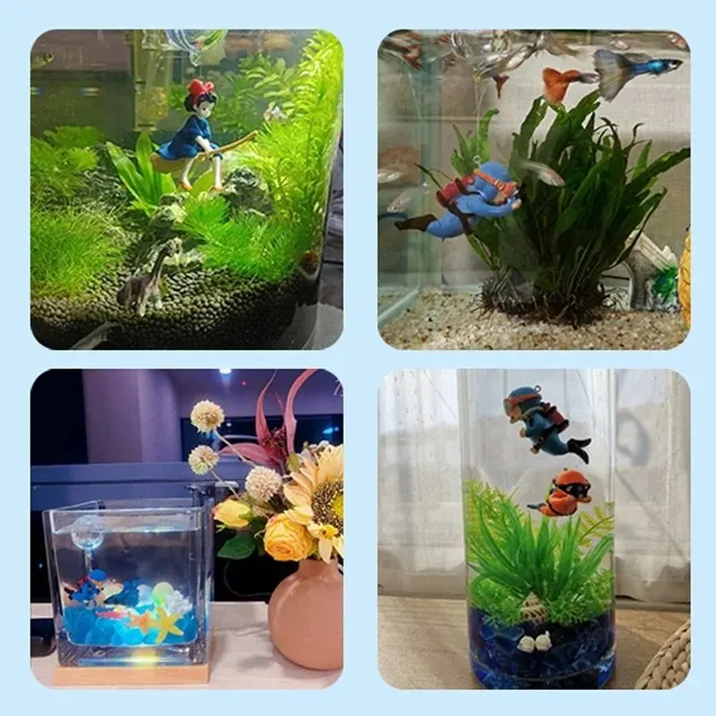 Fish Tank Diver Ornaments Land - Aquarium Fish Games ulasan dan harga