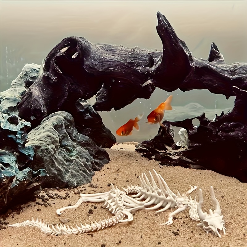 1pc Dragon-Shaped Fishbone Dec - Aquarium Fish Games ulasan dan harga