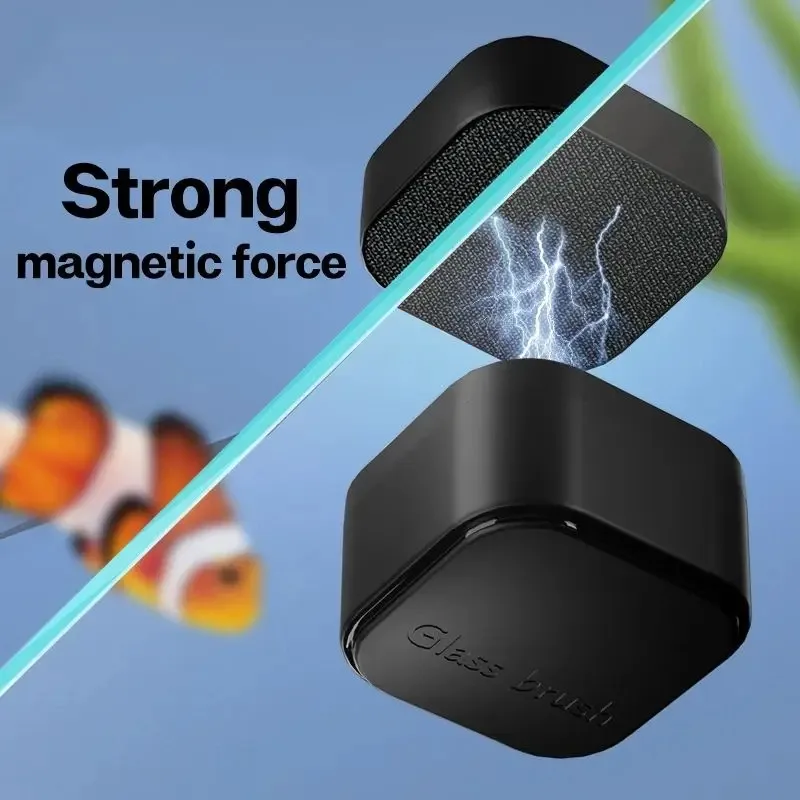 Mini Square Magnetic Brush Aqu - Cleaner Fish Aquarium ulasan dan harga