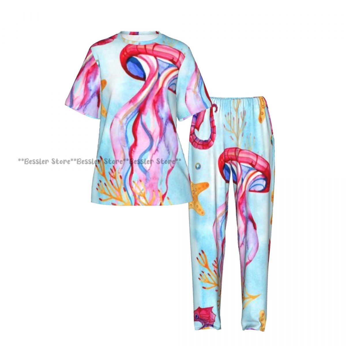 Women's 2-piece set Tropical A - Aquarium Fish Exotic ulasan dan harga