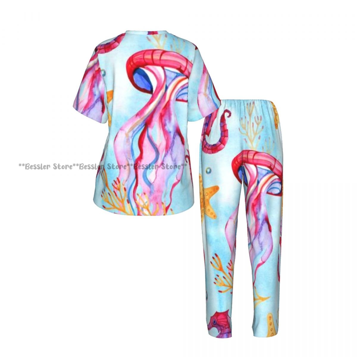 Women's 2-piece set Tropical A - Aquarium Fish Exotic ulasan dan harga