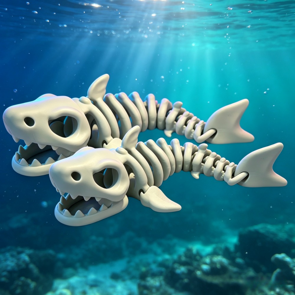 Shark Skeleton Aquarium Decor  - Aquarium Fish Buy ulasan dan harga