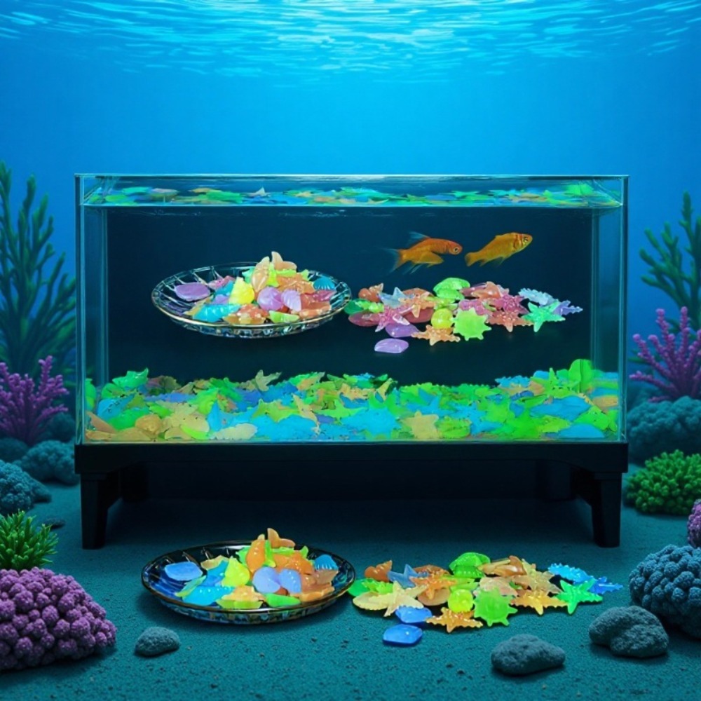 Glowing Luminous Ocean Stones  - Aquarium Fish Buy ulasan dan harga