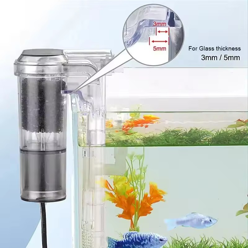 Mini Wall Hanging 3 In 1 Aquar - Aquarium Fish Background ulasan dan harga