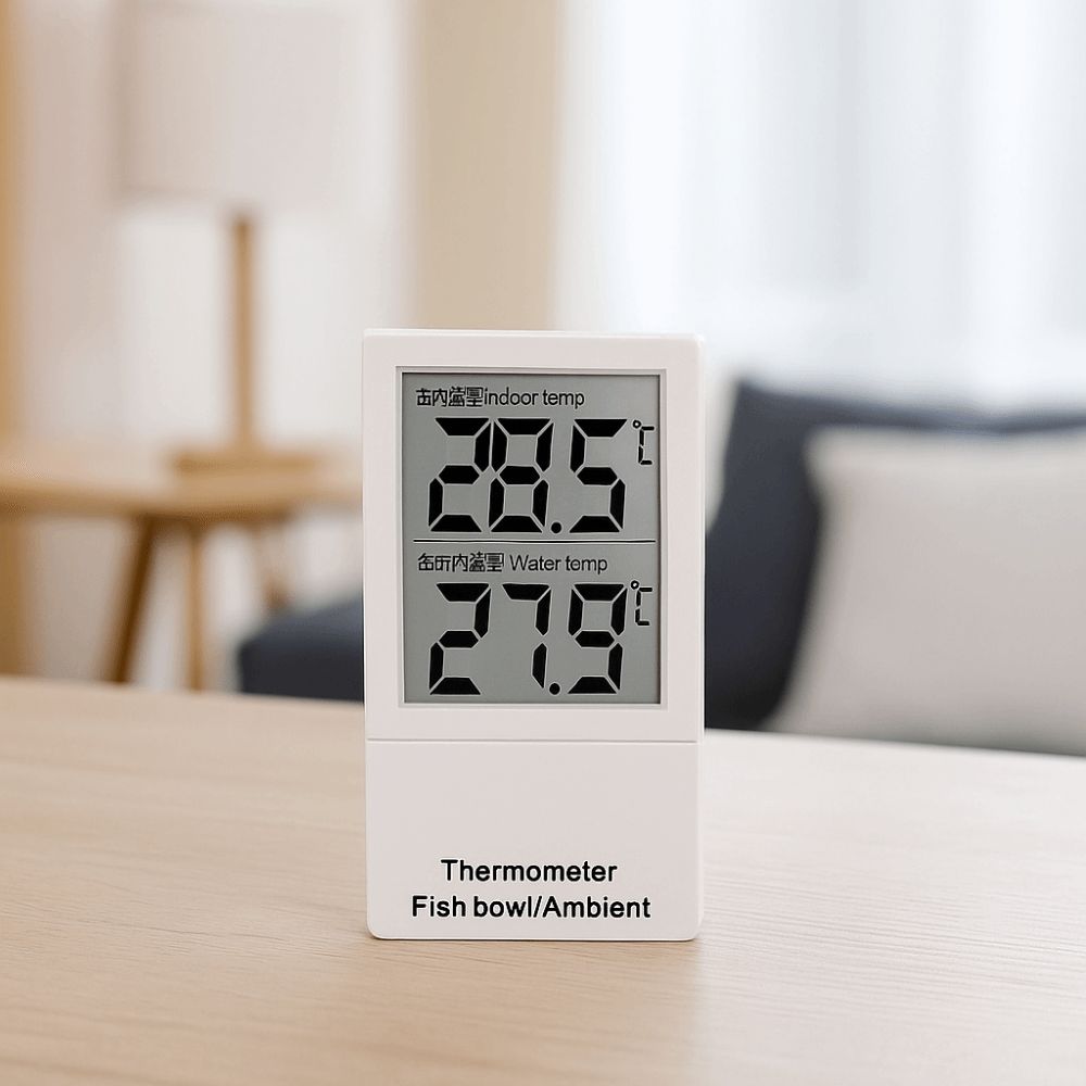 LCD Digital Display Mini Aquar - Aquarium Thermometer ulasan dan harga