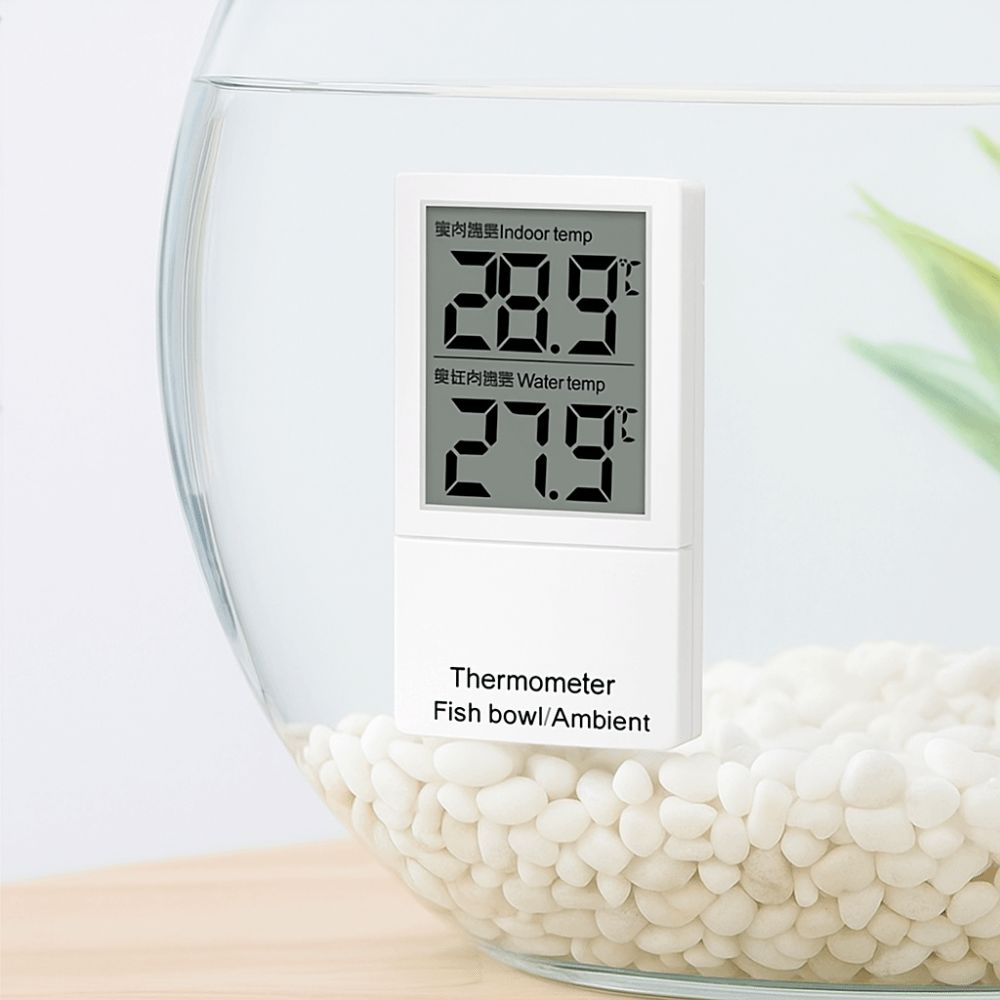 LCD Digital Display Mini Aquar - Aquarium Thermometer ulasan dan harga