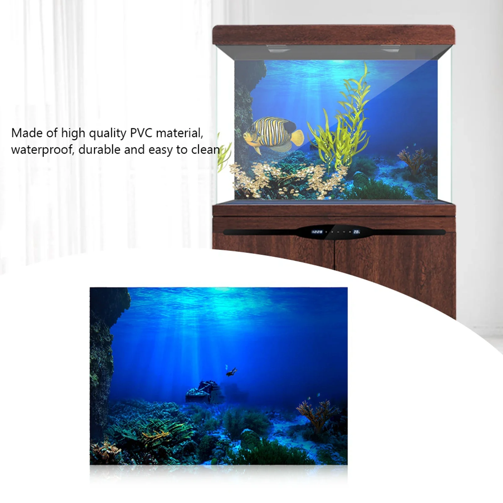Rainforest Aquarium Background - Aquarium Fish World ulasan dan harga