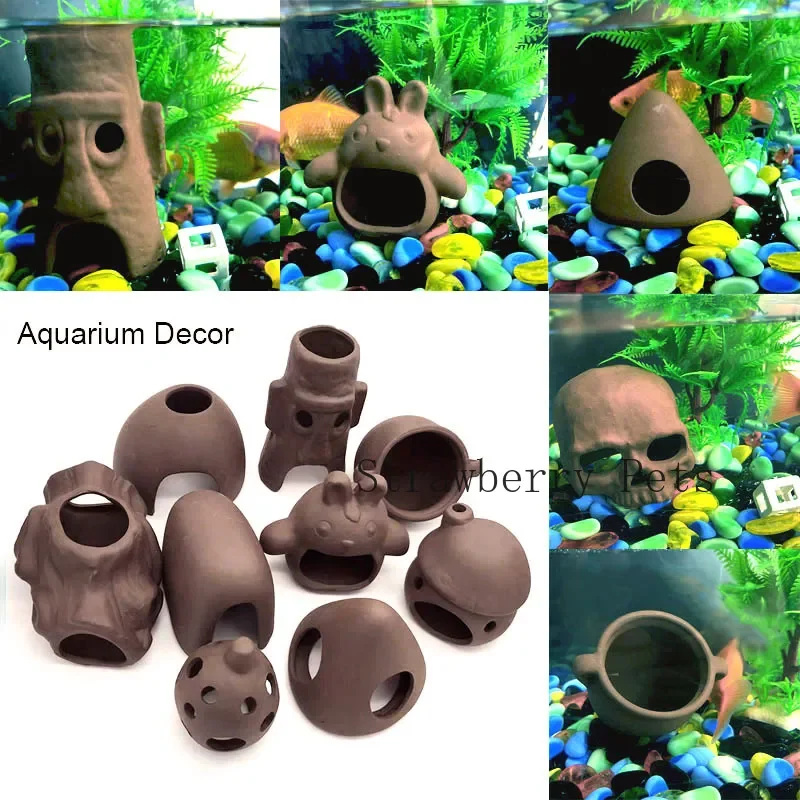 Ceramic Aquarium Decoration Fi - Aquarium Fish Games ulasan dan harga