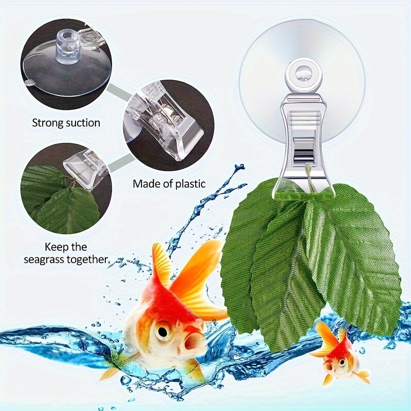 8pcs Fish Seaweed Clip Plant S - Aquarium Fish Food ulasan dan harga