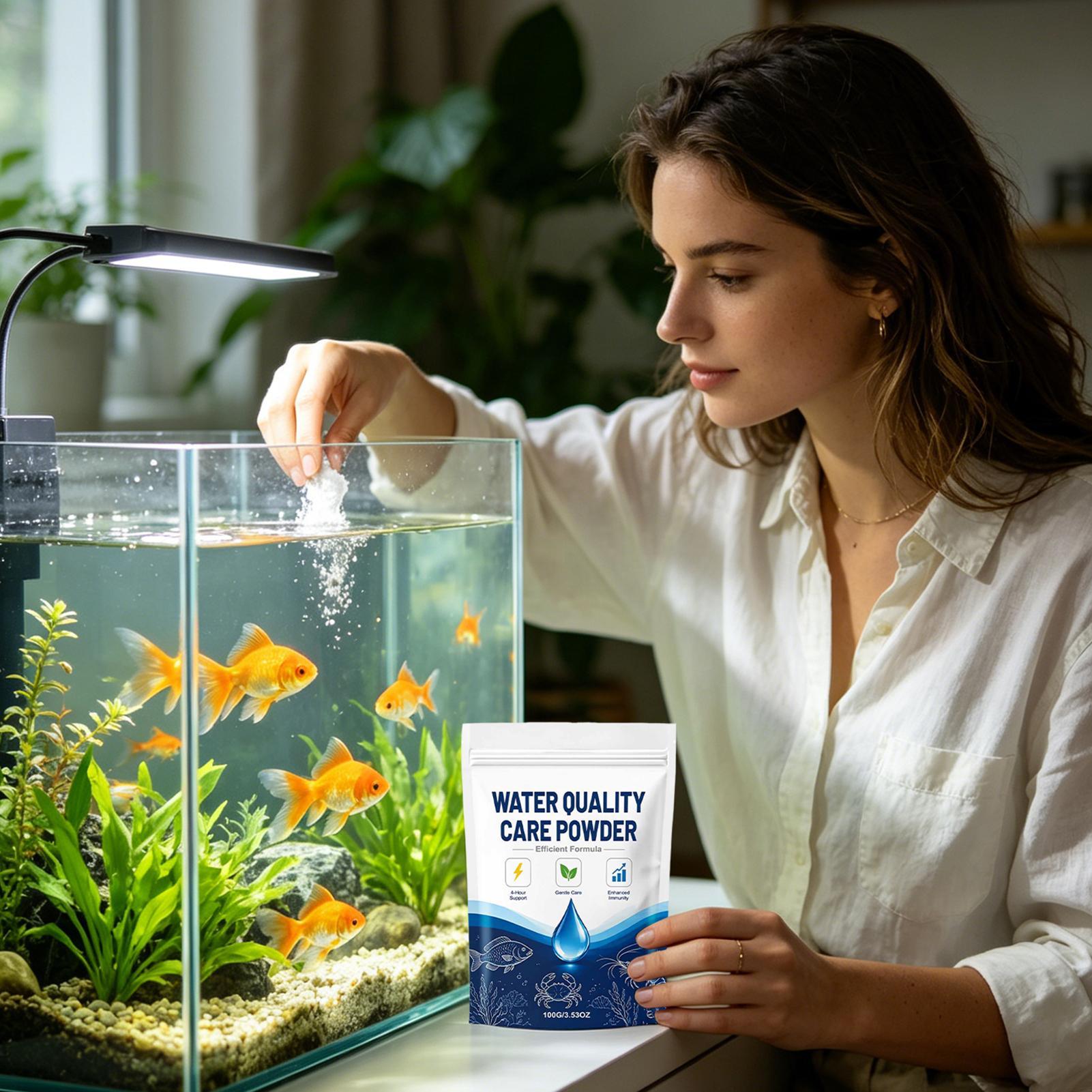 100g Aquarium Water Clarifier  - Cleaner Fish Aquarium ulasan dan harga