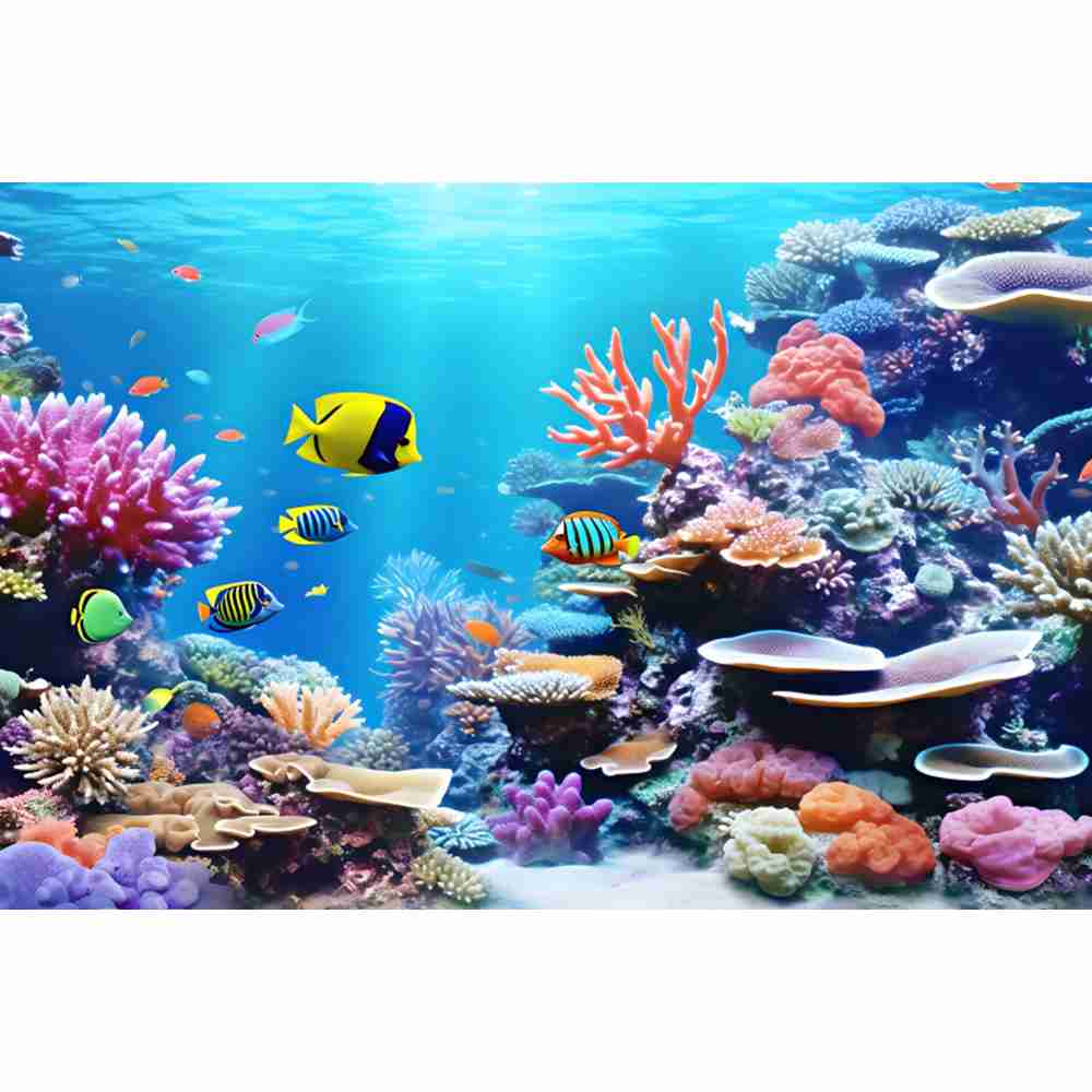 Underwater Ocean World Photogr - Aquarium Fish World ulasan dan harga
