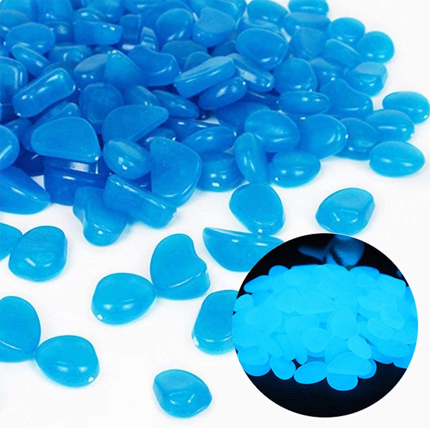 Fish Tank Rocks Glow Blue Pebb - Aquarium Fish Buy ulasan dan harga