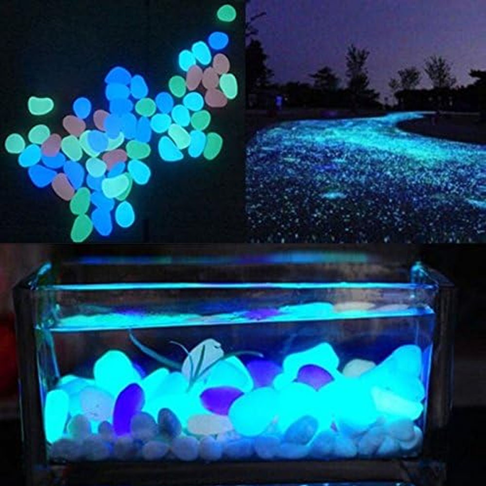 Fish Tank Rocks Glow Blue Pebb - Aquarium Fish Buy ulasan dan harga