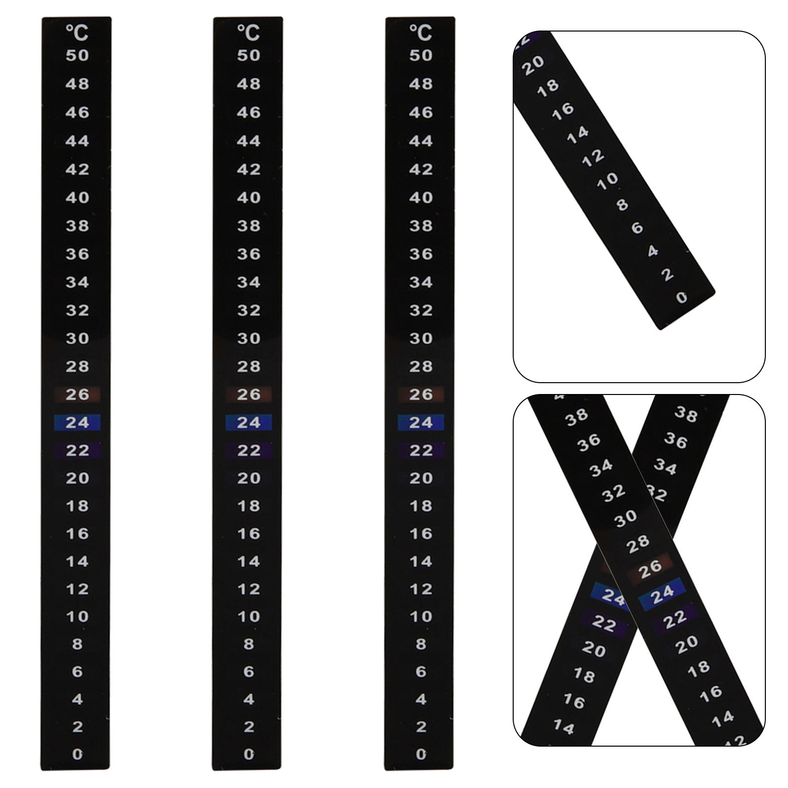 3 Pcs Horizontal Thermometer S - Aquarium Thermometer ulasan dan harga