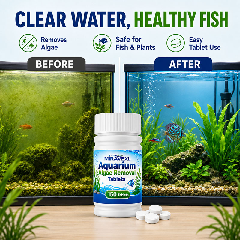 MIRAVEXL 150 Aquarium Algae Re - Cleaner Fish Aquarium ulasan dan harga
