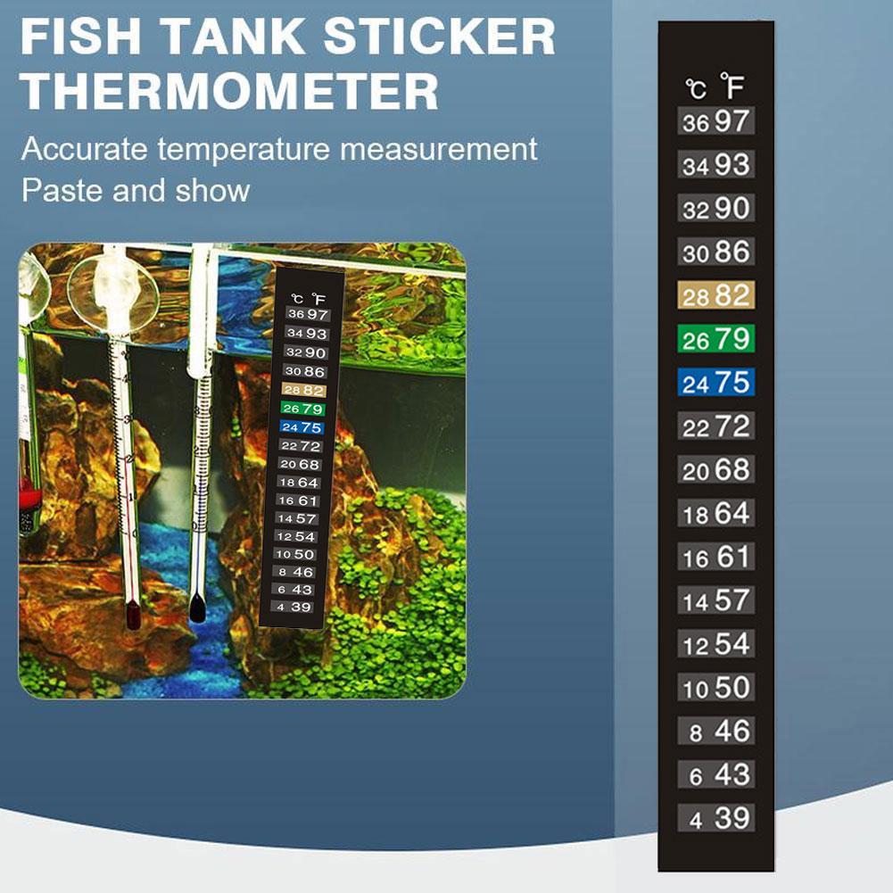 Discoloration Thermometer Stic - Aquarium Thermometer ulasan dan harga