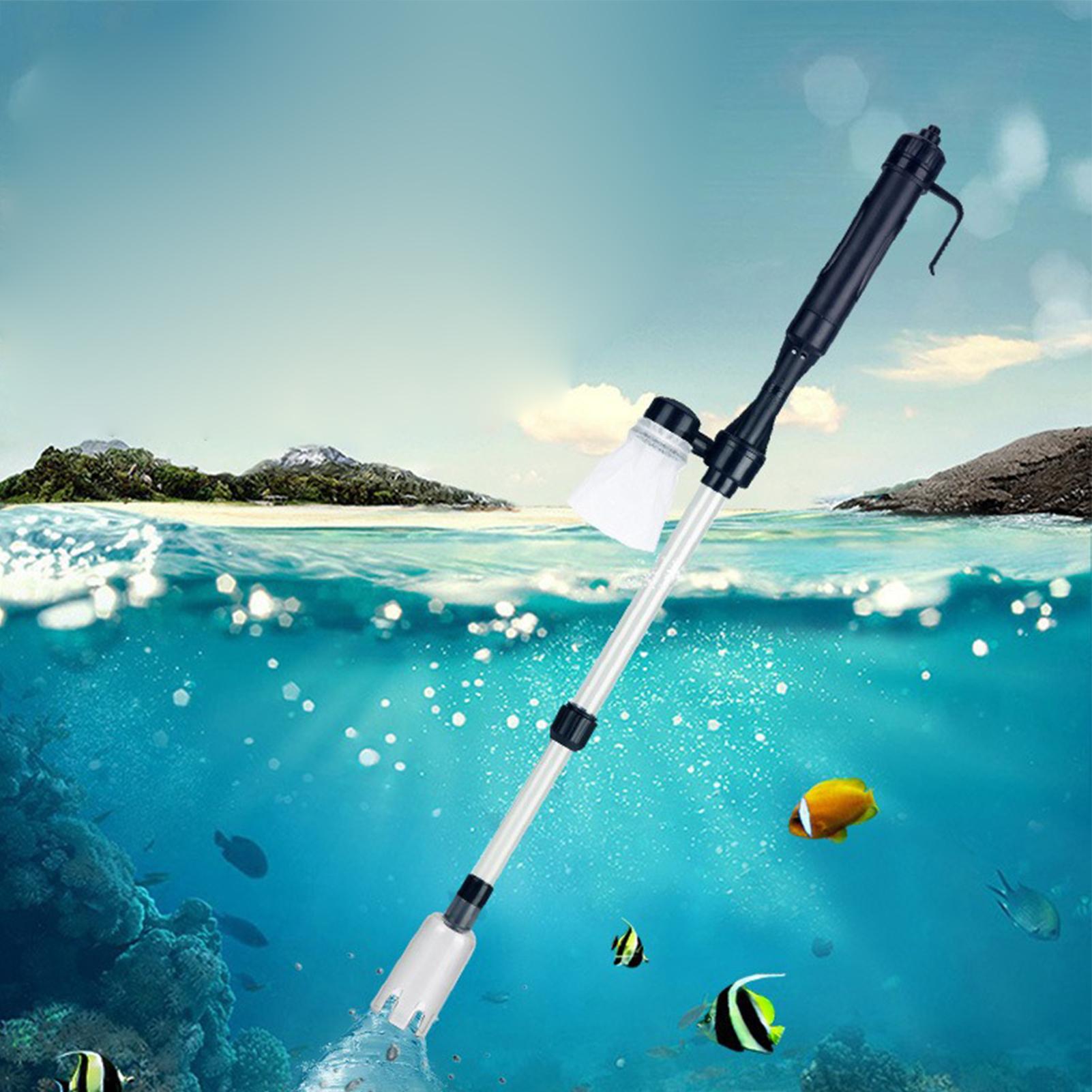 Aquarium Gravel Cleaner Telesc - Cleaner Fish Aquarium ulasan dan harga