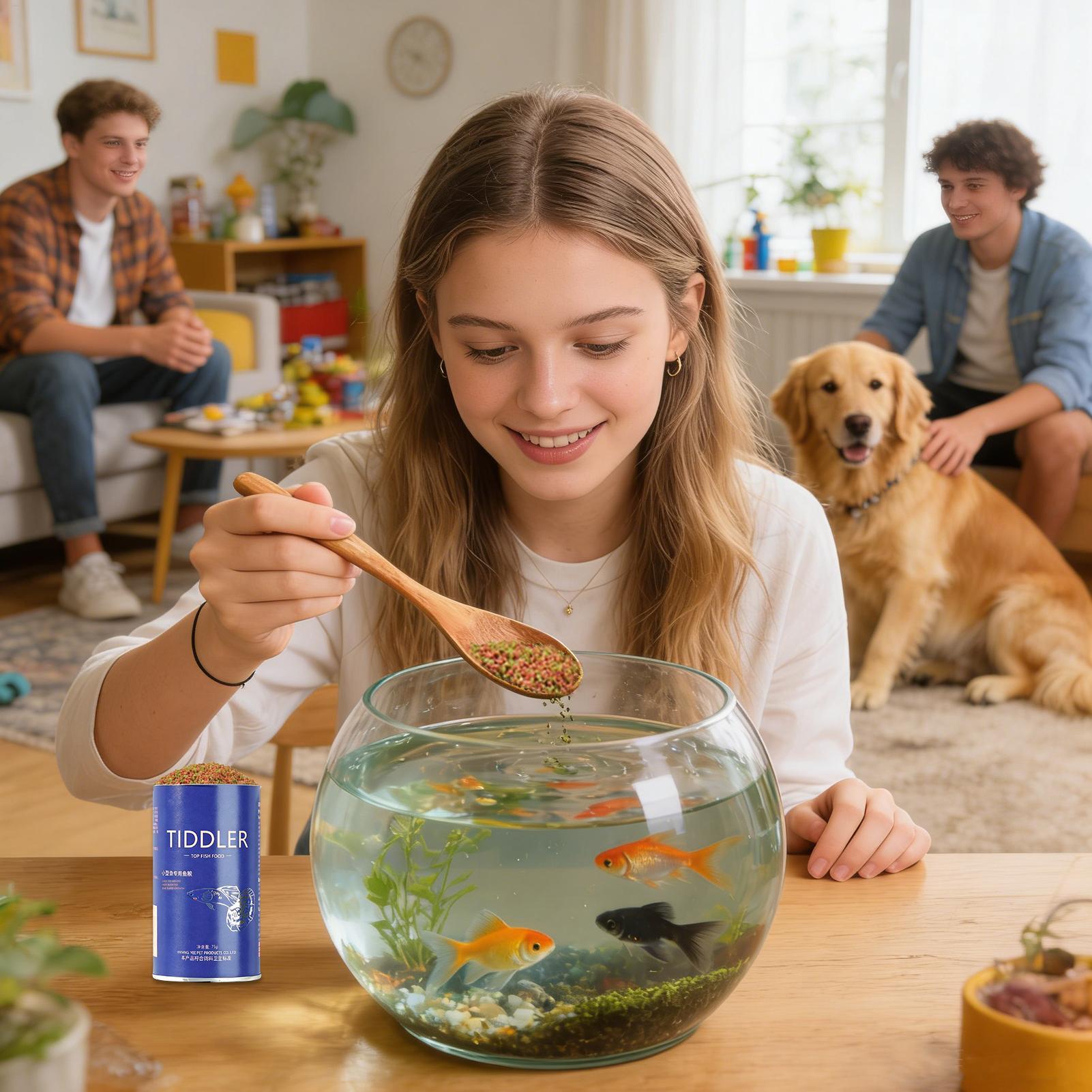 Fish Food Aquarium Feed Small  - Aquarium Fish Food ulasan dan harga