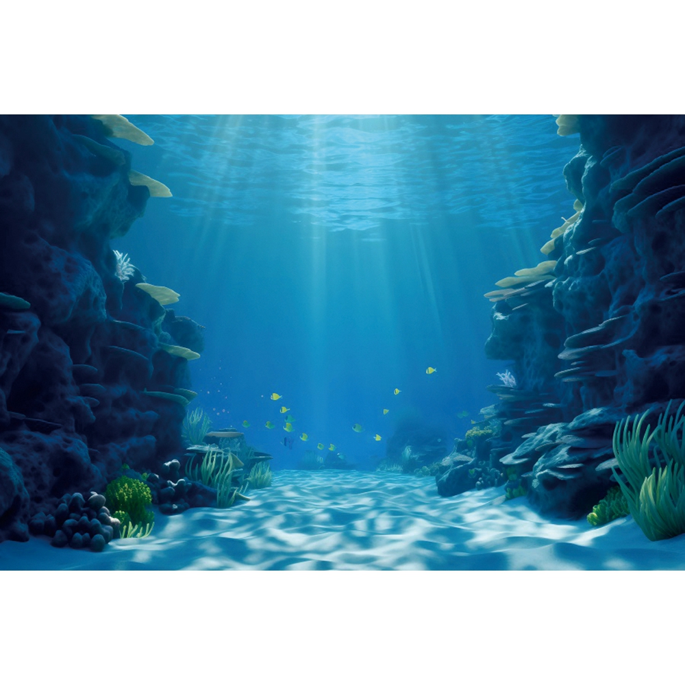 Underwater World Seabed Photog - Aquarium Fish World ulasan dan harga
