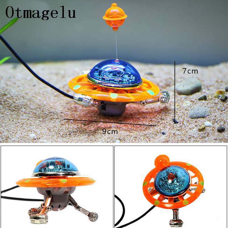 Suspended UFO Aquarium Statue  - Aquarium Fish World ulasan dan harga