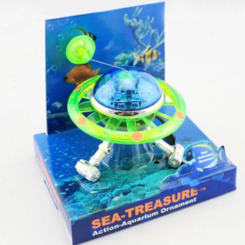 Suspended UFO Aquarium Statue  - Aquarium Fish World ulasan dan harga