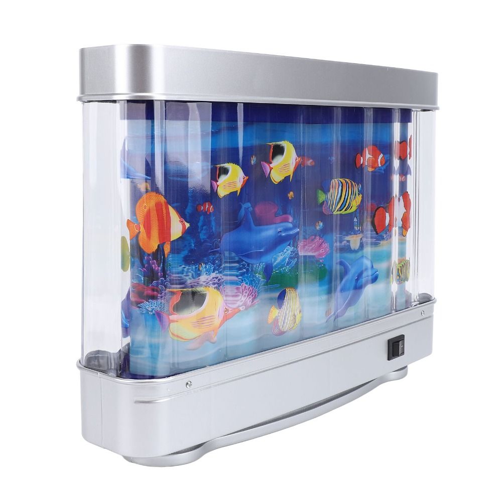 ​Relaxing​ LED Fake Fish Tank  - Aquarium Fish Exotic ulasan dan harga