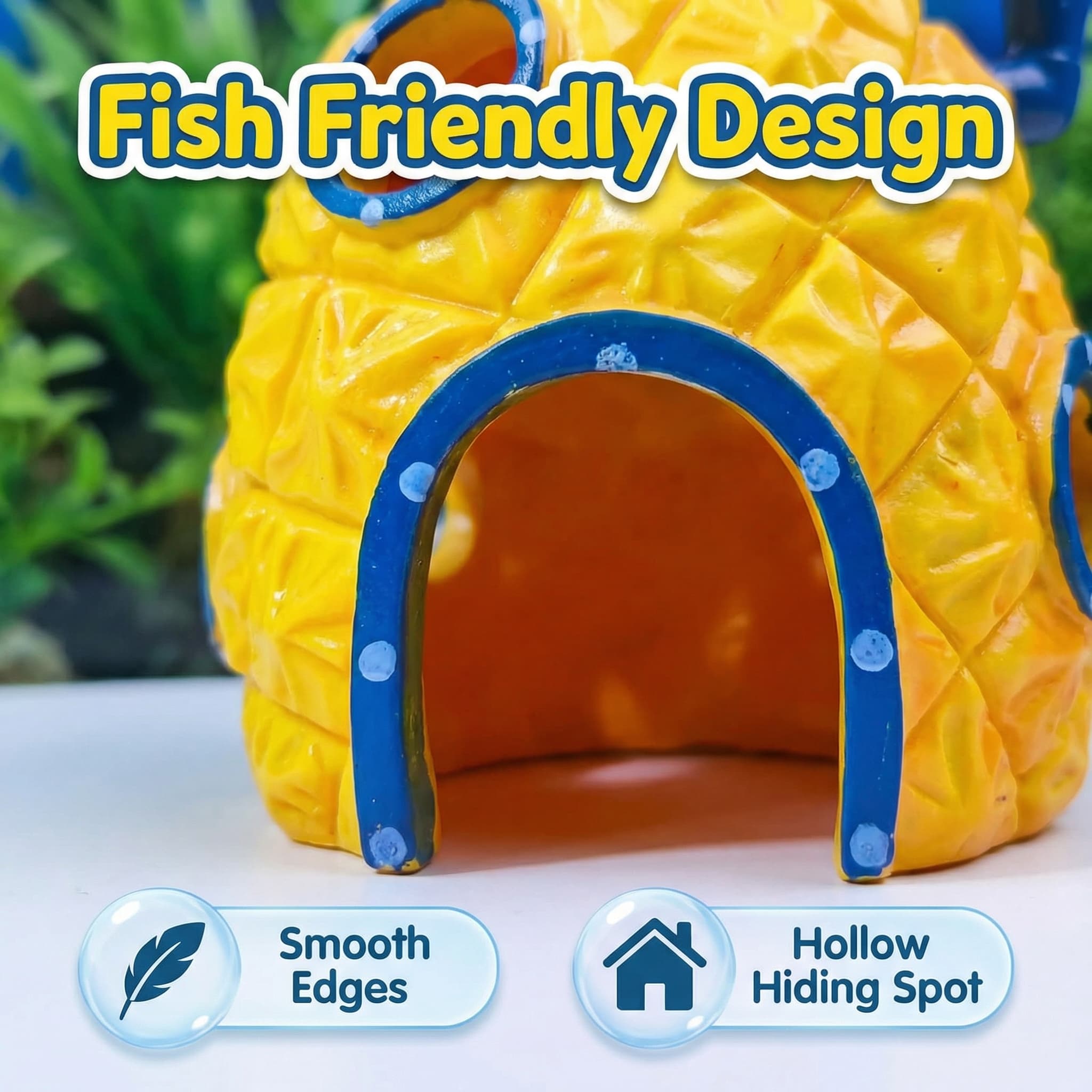 Pineapple House Aquarium Decor - Aquarium Fish Games ulasan dan harga