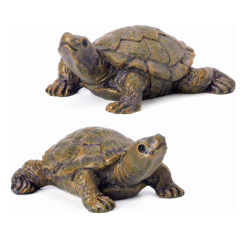 Charming Turtle Statue Mini Tu - Aquarium Fish Games ulasan dan harga