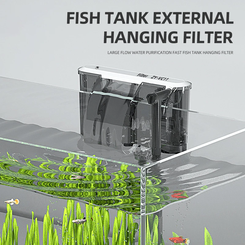 110V 220V Aquarium filter Wall - Aquarium Fish Background ulasan dan harga