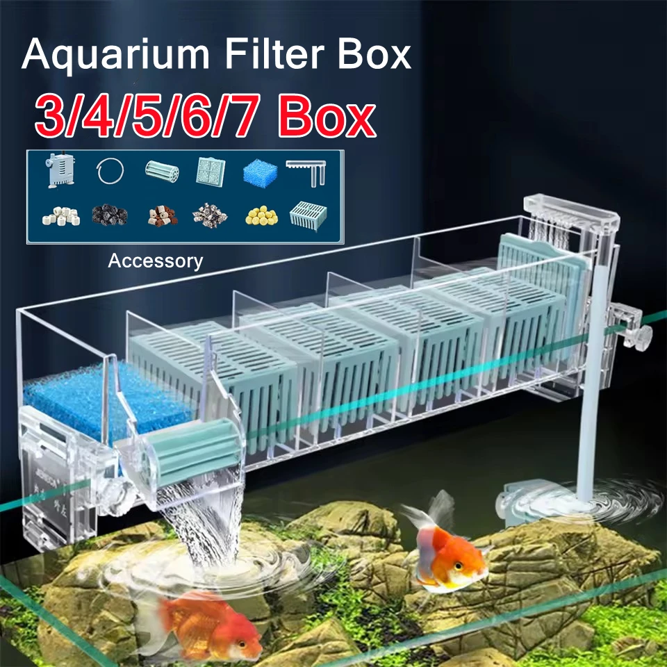 220V Aquarium Wall-Mounted Wat - Aquarium Fish Background ulasan dan harga
